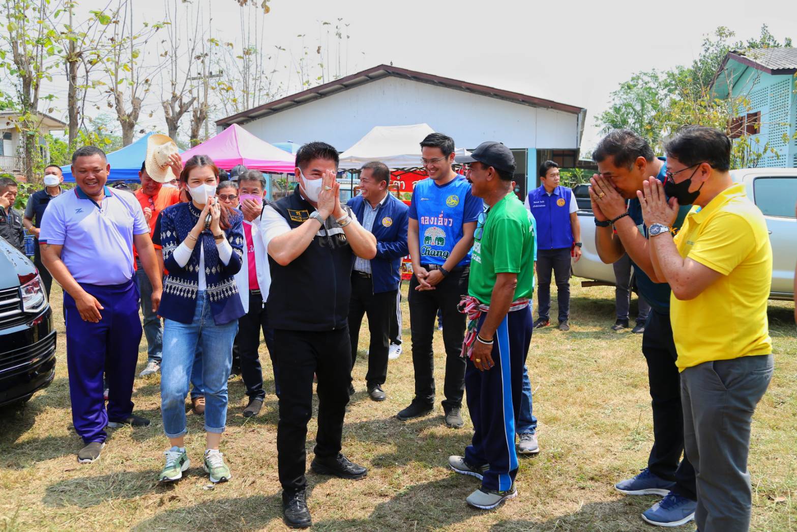 ผู้กองธรรมนัส ลุยพบปะชาวบ้านพื้นที่พะเยา ร่วมเวทีปราศัยเปิดตัวว่าที่ผู้สมัคร ส.ส.เชียงราย-เชียงใหม่