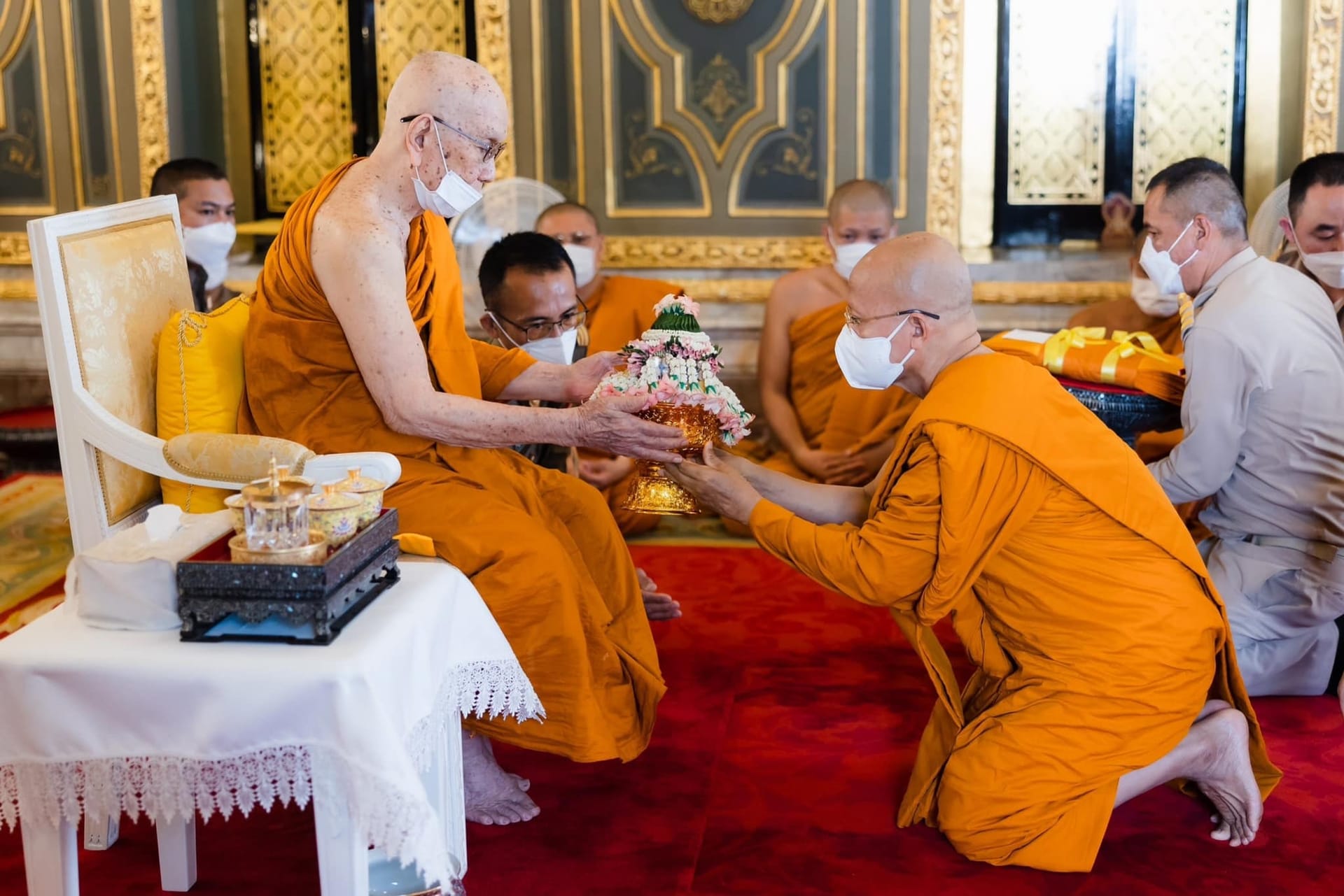 พระธรรมวชิรญาณ (จิรพล อธิจิตฺโต) รับพระบัญชาแต่งตั้งจากสมเด็จพระสังฆราชฯ ให้ดำรงตำแหน่งเจ้าอาวาสวัดบวรนิเวศวิหาร